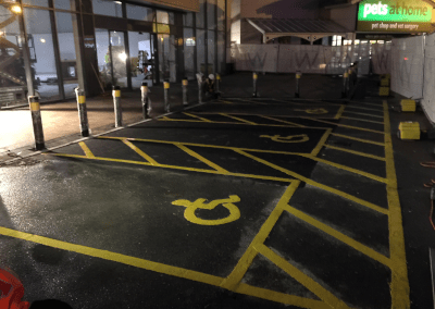 Parking Bay Painted