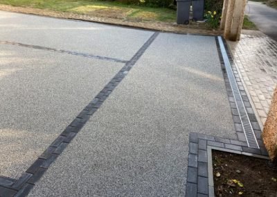 Silver Blue Granite Resin Driveway