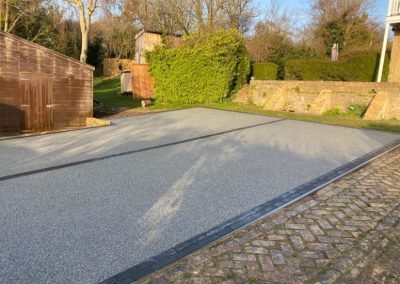 Silver Blue Granite Resin Driveway