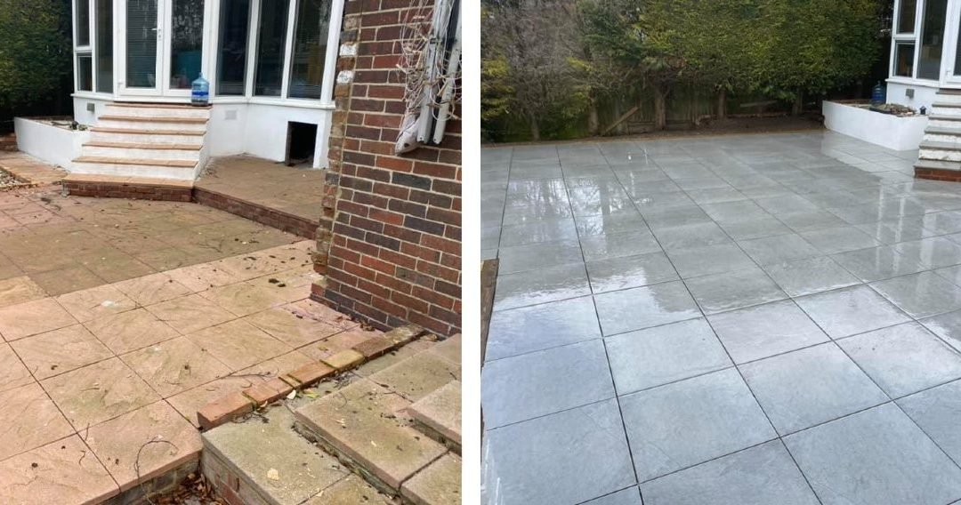 Mustang Grey Porcelain Patio