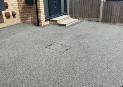 Latest Silver blue granite Driveway