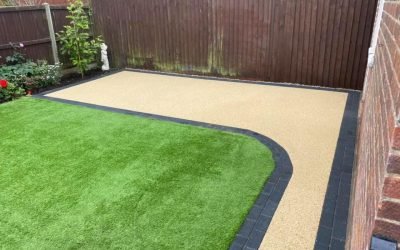 Resin Patio Completed at Patterson Close